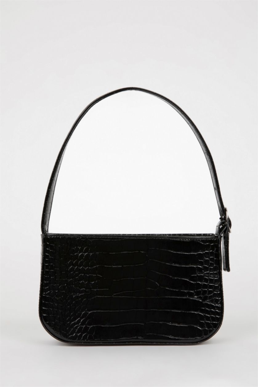 Kadın Siyah Kadın Suni Deri Omuz Çantası