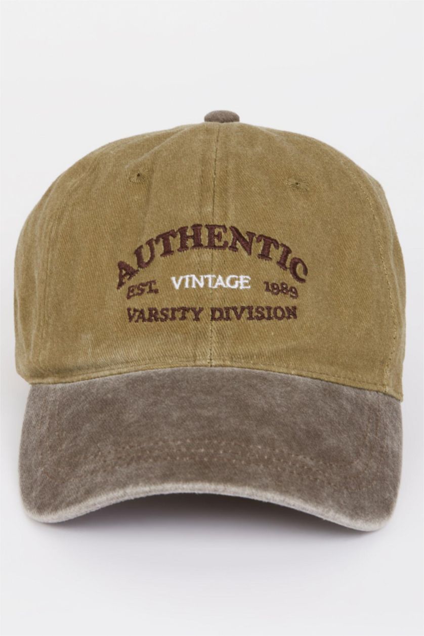 Erkek Haki Erkek Jean Cap Şapka