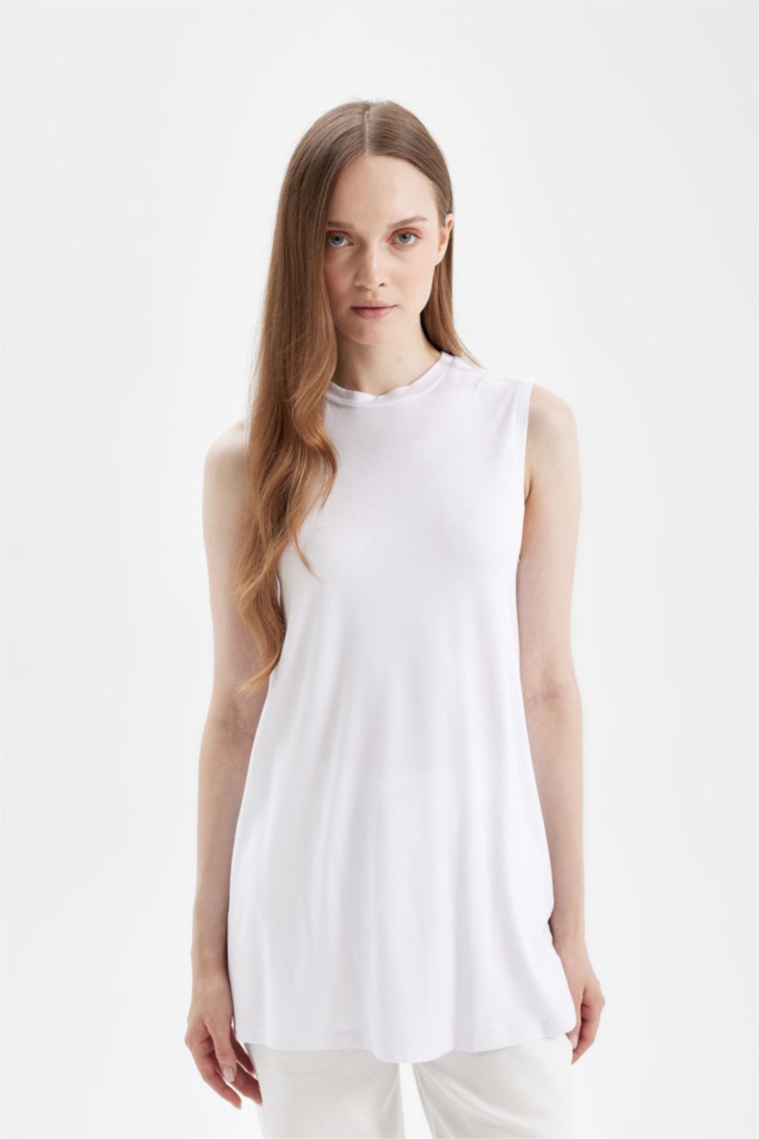 FEMME Écru Lot de 2 T-shirts basiques sans manches Coupe régulière