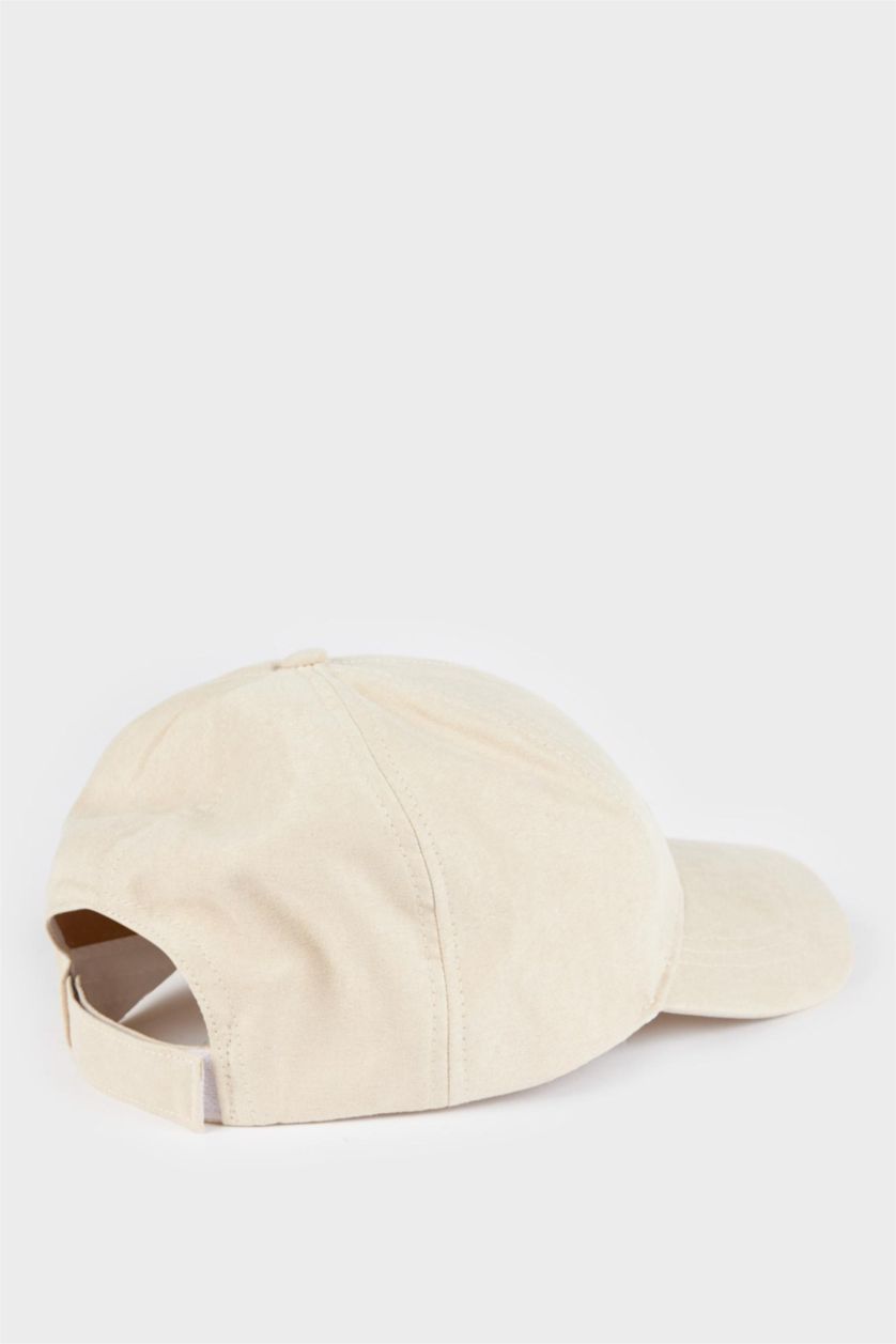 Man Beige Man Suede Hat