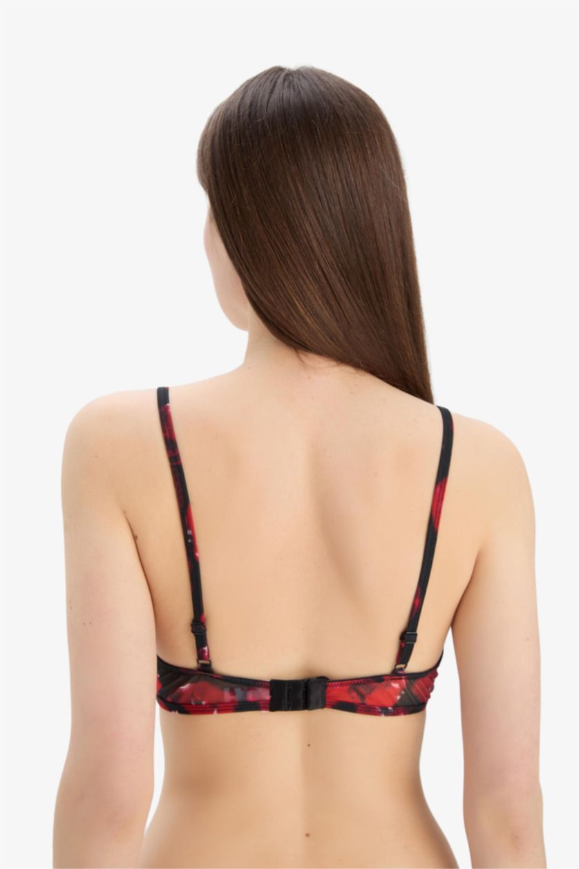 Kadın Kırmızı Kapsız Tül Bra