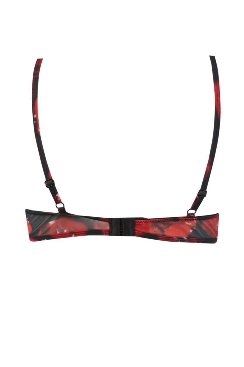 Kadın Kırmızı Kapsız Tül Bra