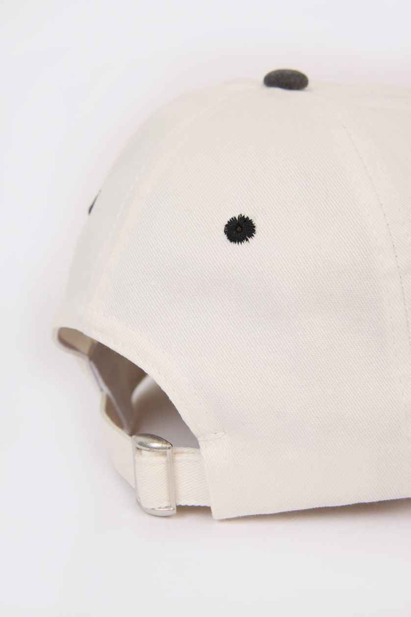 Kadın Koyu Antrasit Kadın Pamuklu Cap Şapka