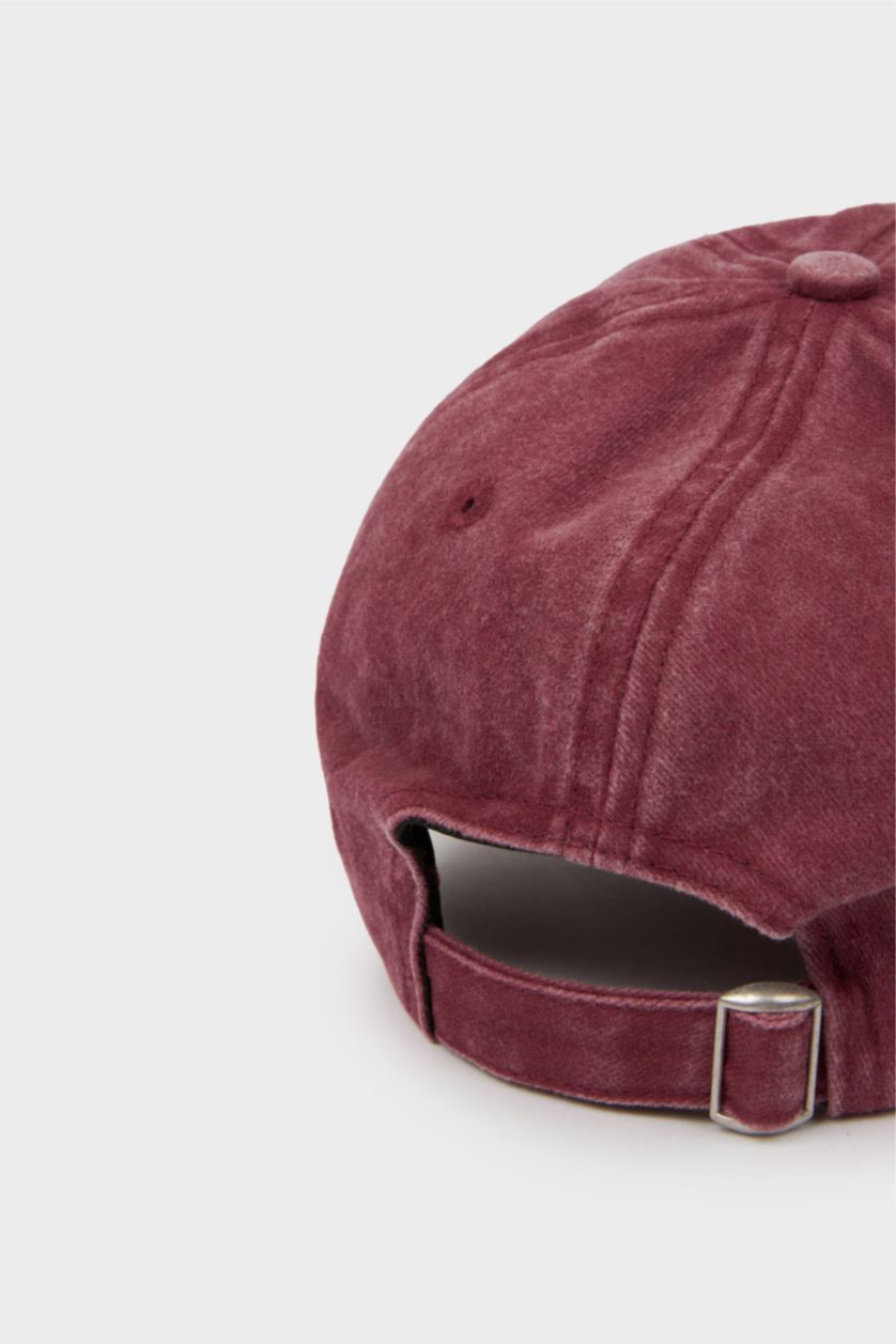 WOMAN Red Woman Denim Look Hat