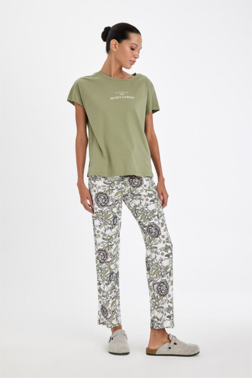 FEMME Kaki Ensemble Pyjama imprimé de Fall In Love