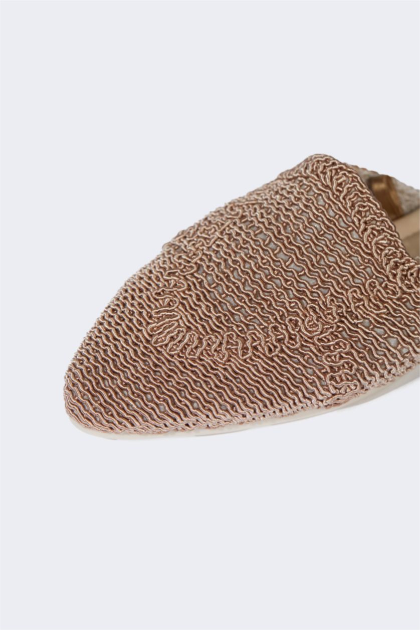 نساء جملي شبشب نسائي بكعب مسطح سليب أون