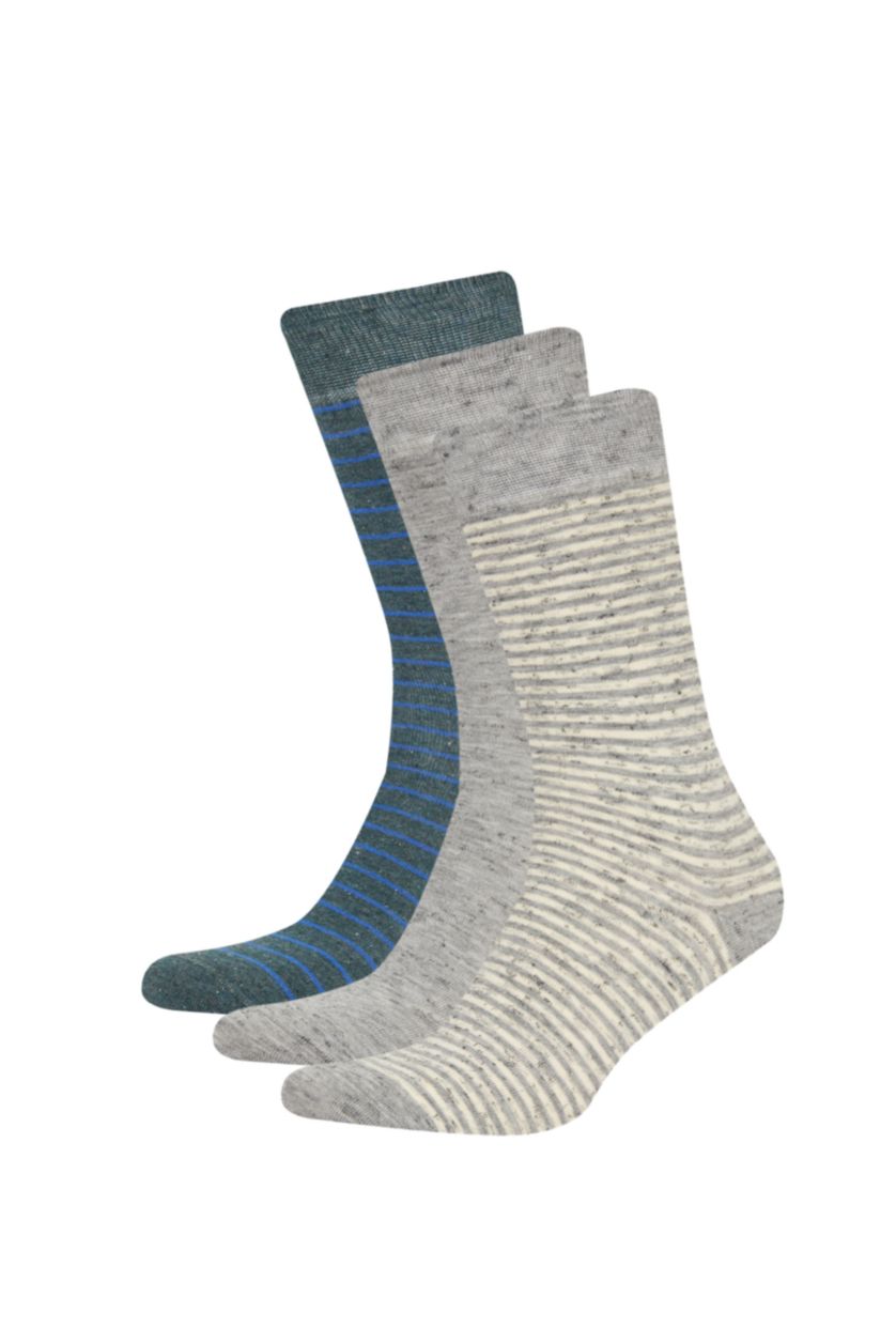 MAN MIXED Men 3 Piece Cotton Long Socks