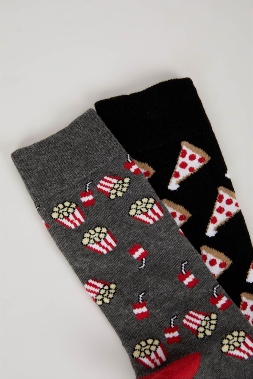 رجال Karma جوارب طويلة قطن للرجال - قطعتين