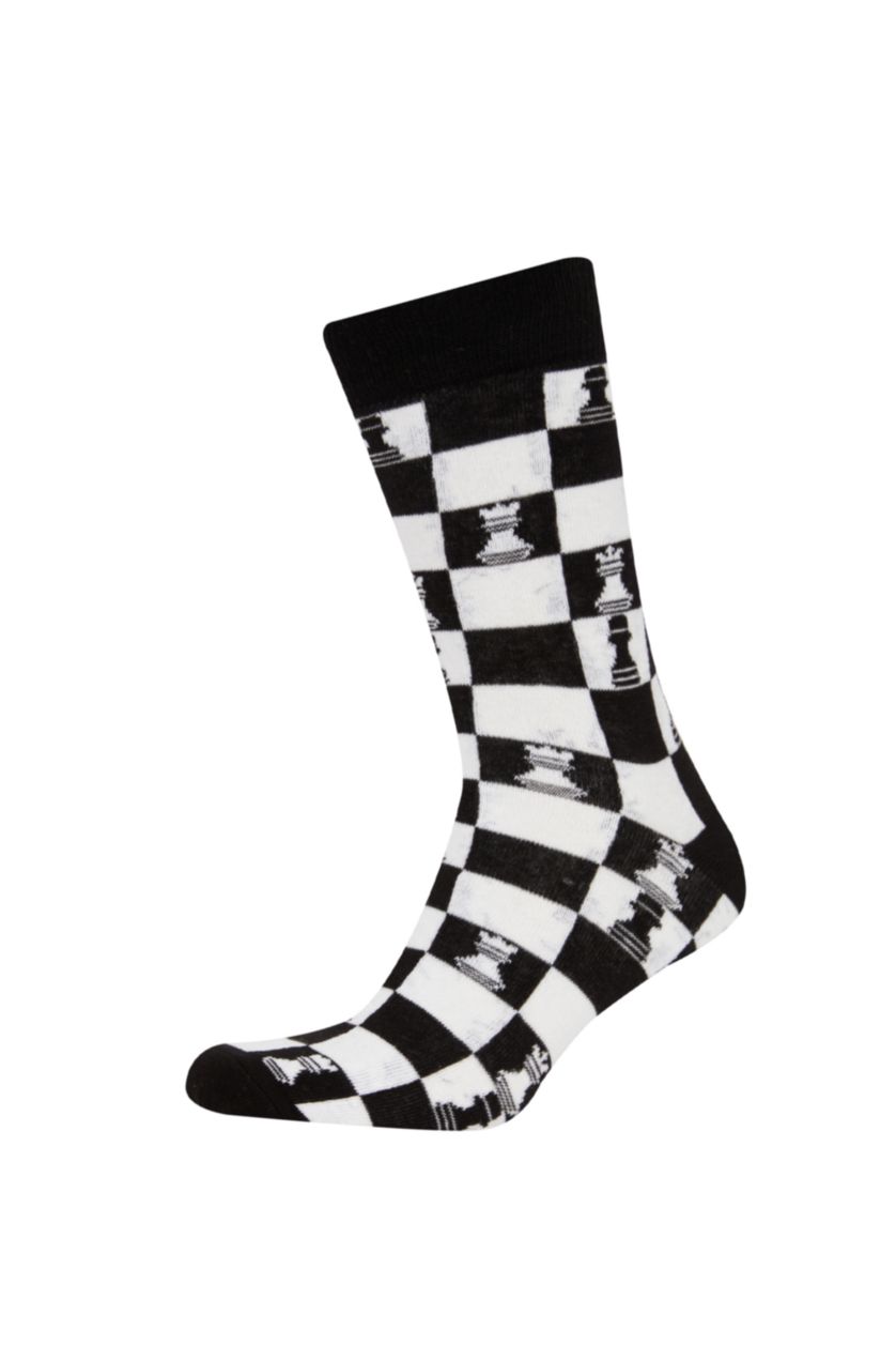 رجال Karma جوارب طويلة قطن للرجال - قطعتين