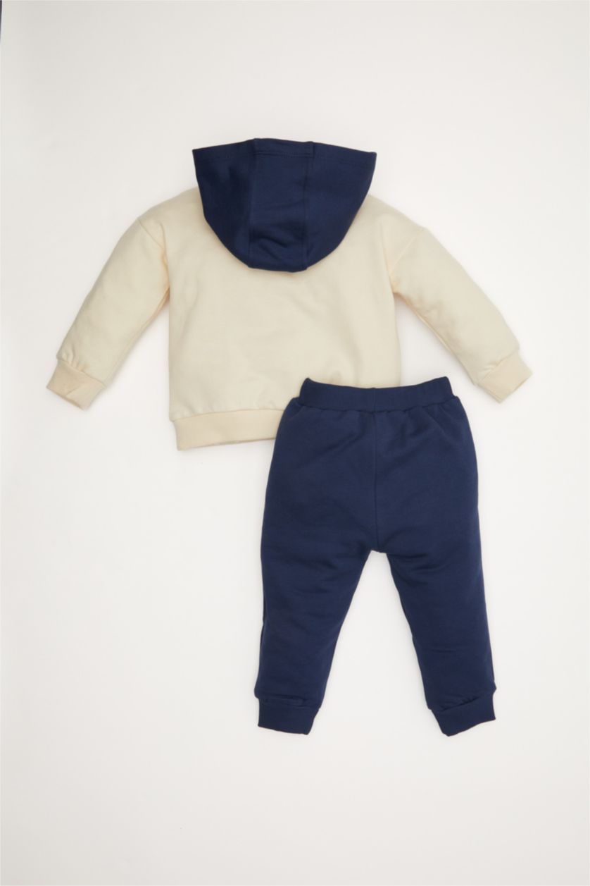 BABY BOY NAVY Baby Boy Printed Hoodie Jogger Sweatpants 2 Piece Set