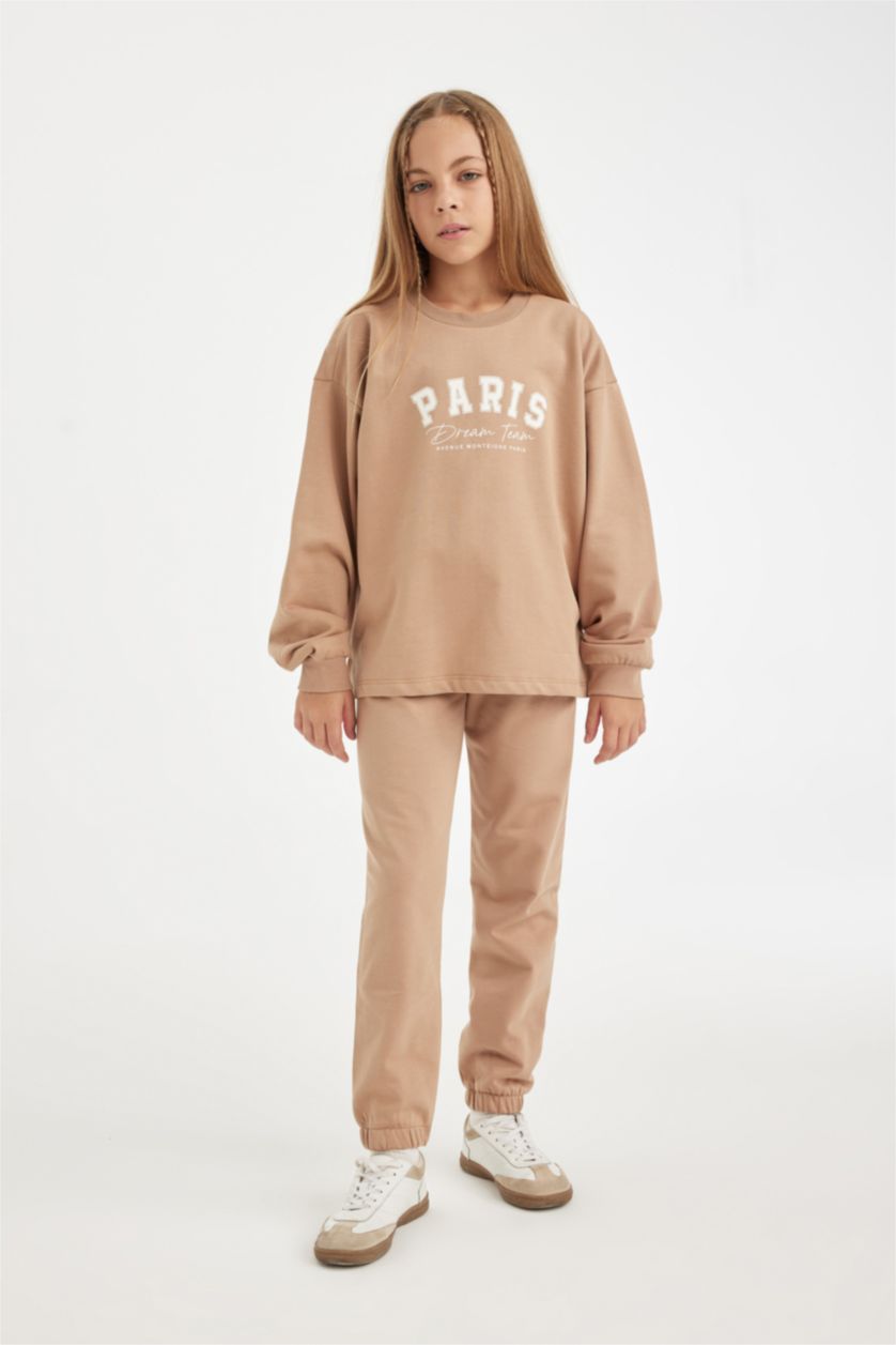 FILLES Beige Pyjama imprimé pour Fille