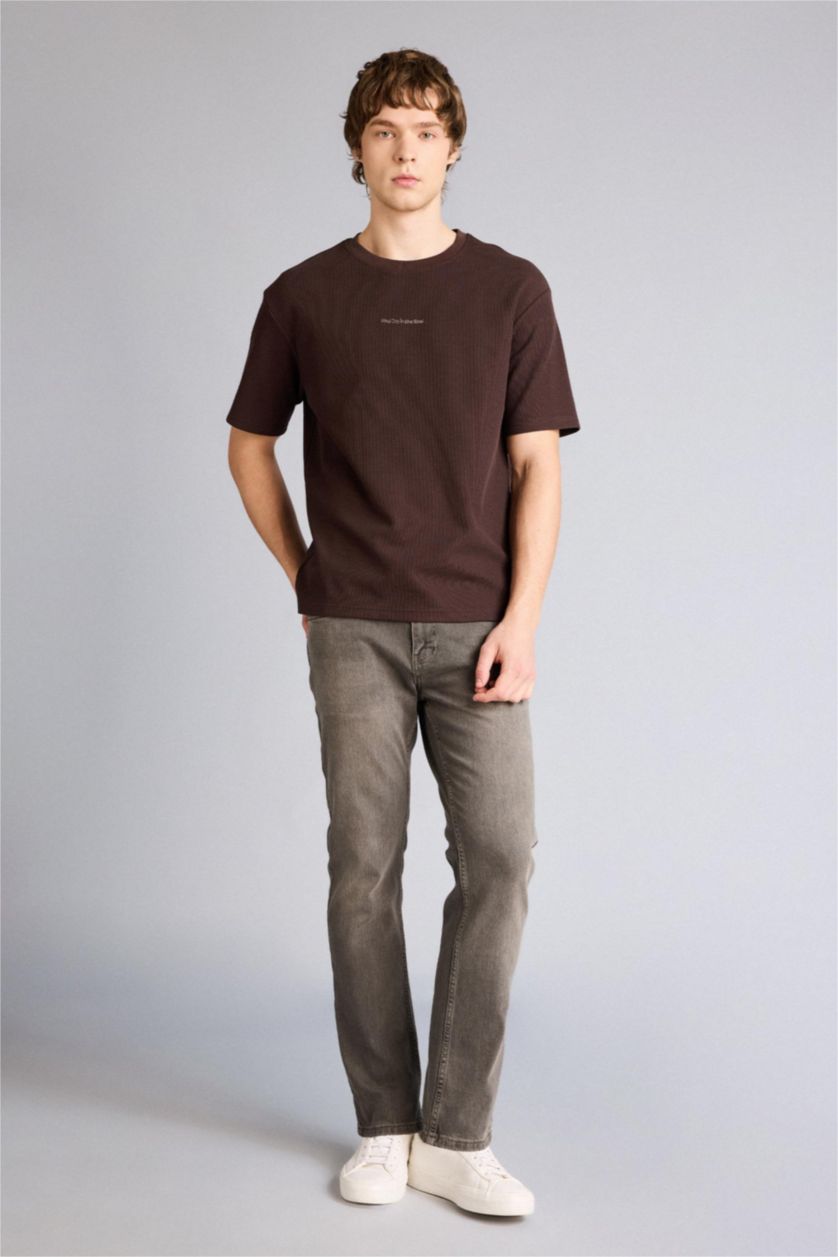 Man Brown Man Short Sleeve T-Shirt