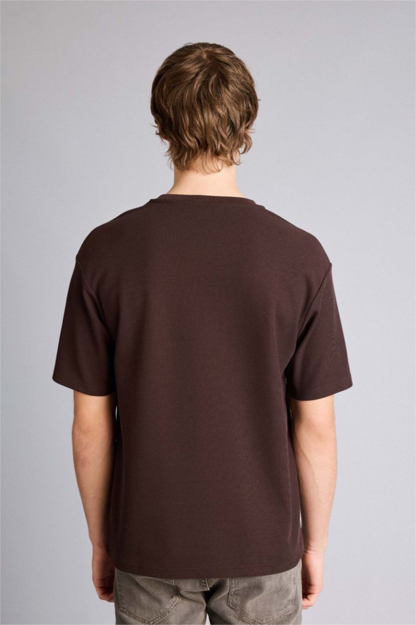 Man Brown Man Short Sleeve T-Shirt