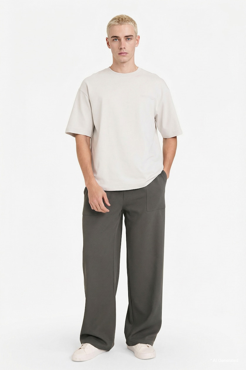 Man Stone Breathable Boxy Fit T-Shirt