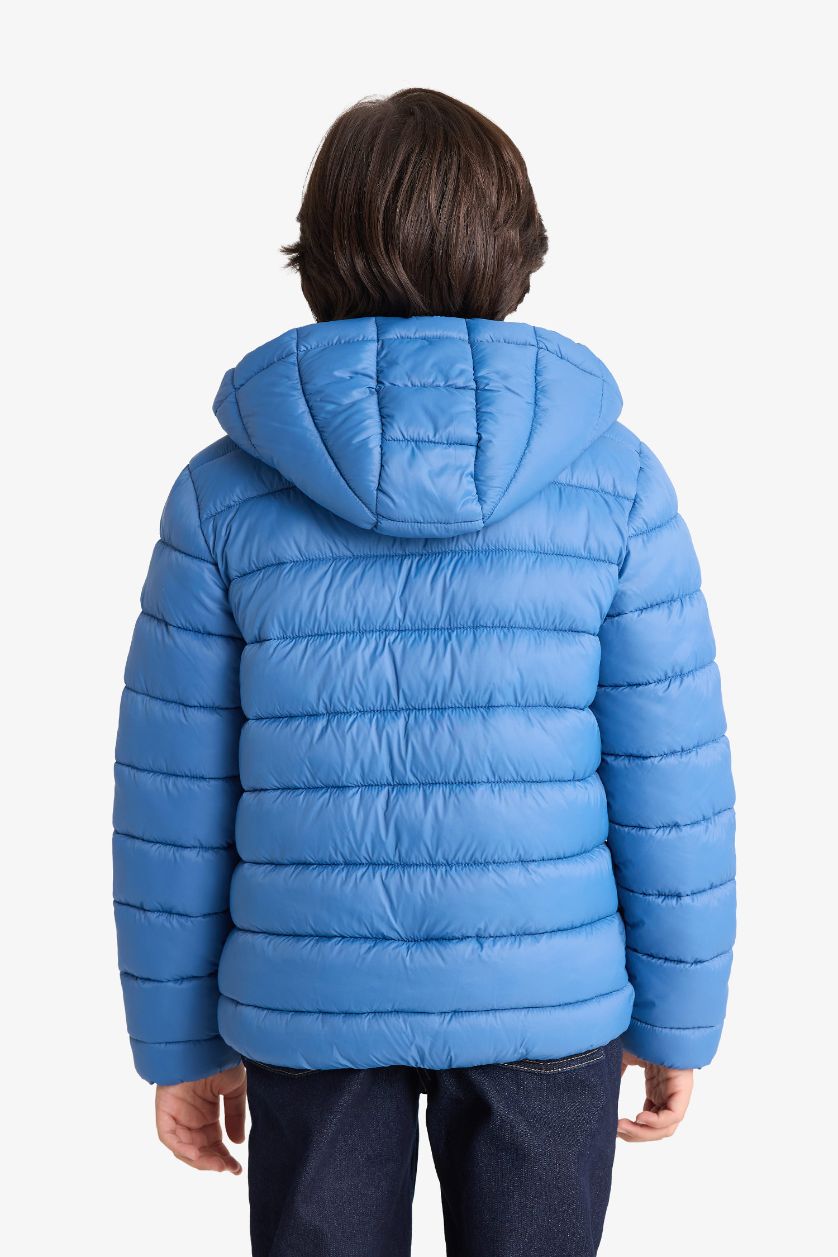 BOYS & TEENS Indigo Boy Waterproof Hooded Puffer Jacket