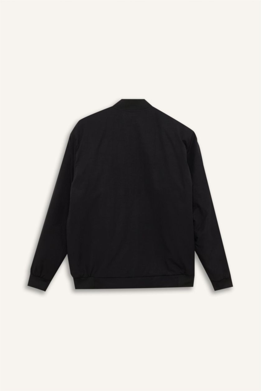 رجال أسود جاكيت دودون قصة عادية بومبر طارد للماء