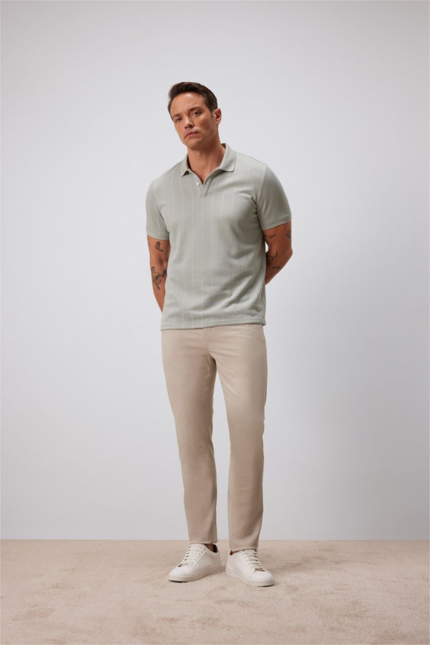 MAN Mint New Regular Fit Polo Collar Polo T-Shirt