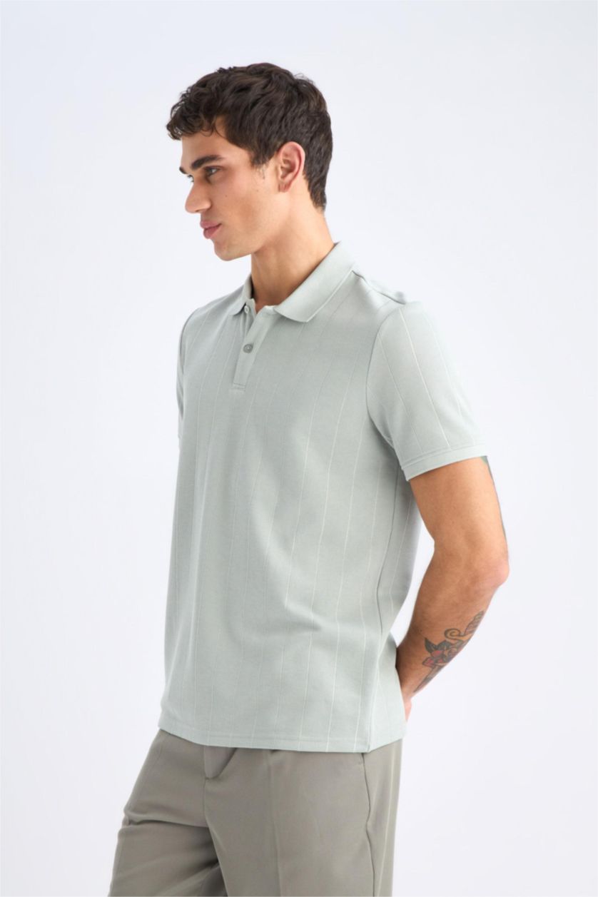 MAN Mint New Regular Fit Polo Collar Polo T-Shirt