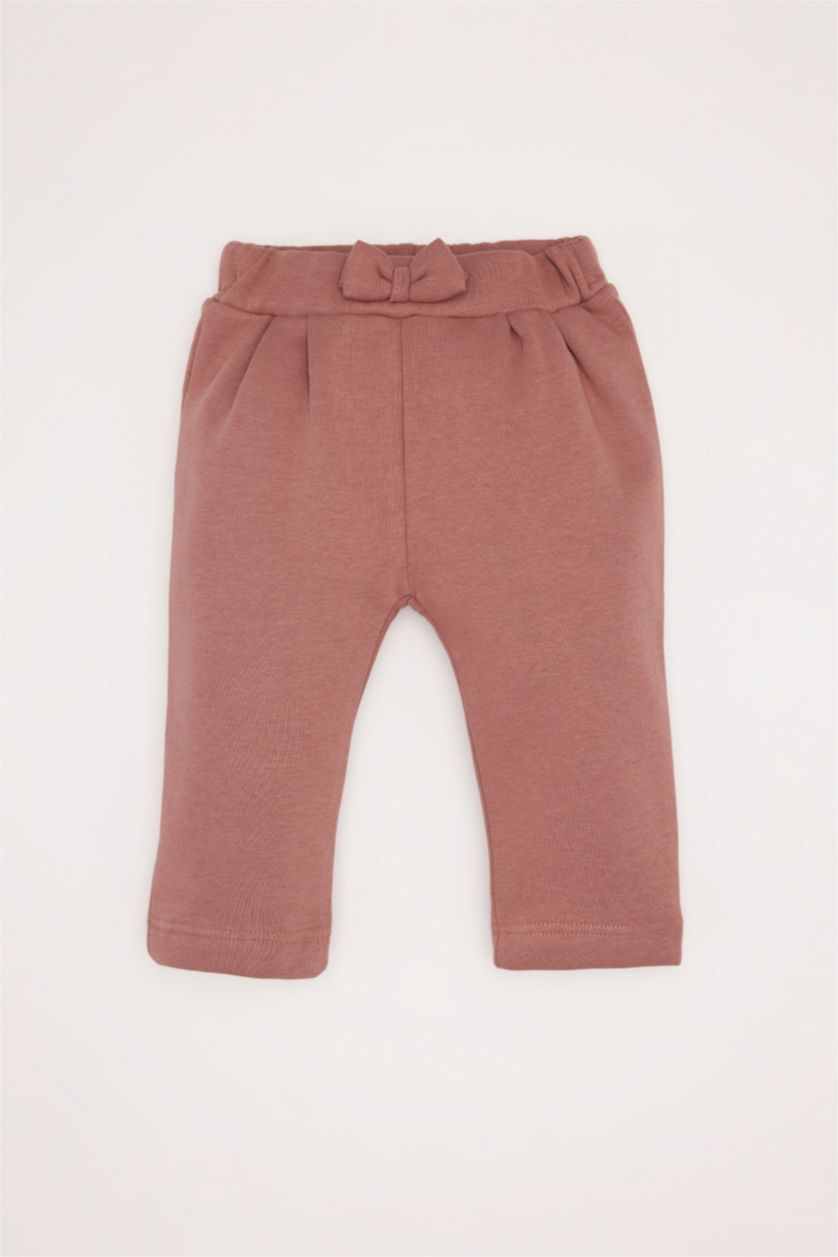 طفلة صغيرة وردي طقم بيبي بناتي تايجر صوفي قصة عادية - 3 قطع