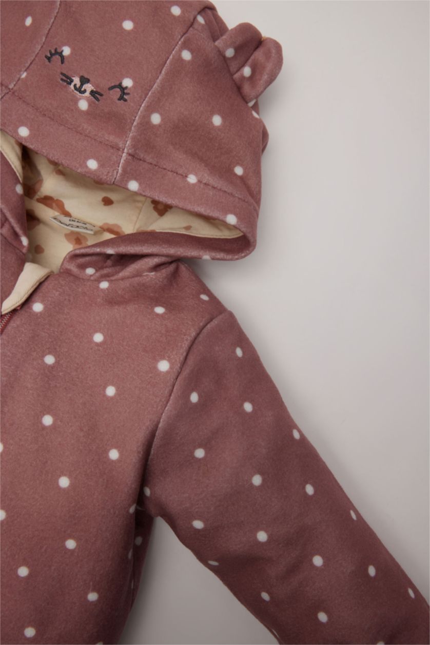 طفلة صغيرة وردي طقم بيبي بناتي تايجر صوفي قصة عادية - 3 قطع