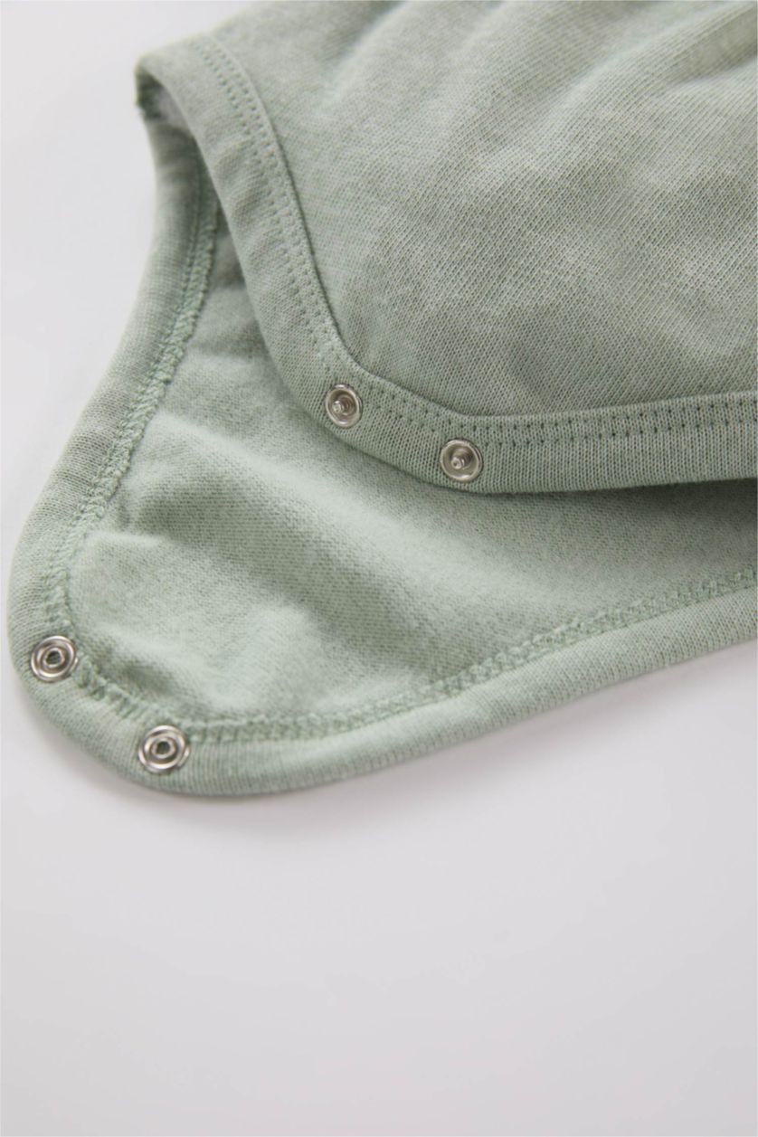 BÉBÉ FILLE Bleu Body en tricot à manches longues et boutons-pression pour bébé Fille