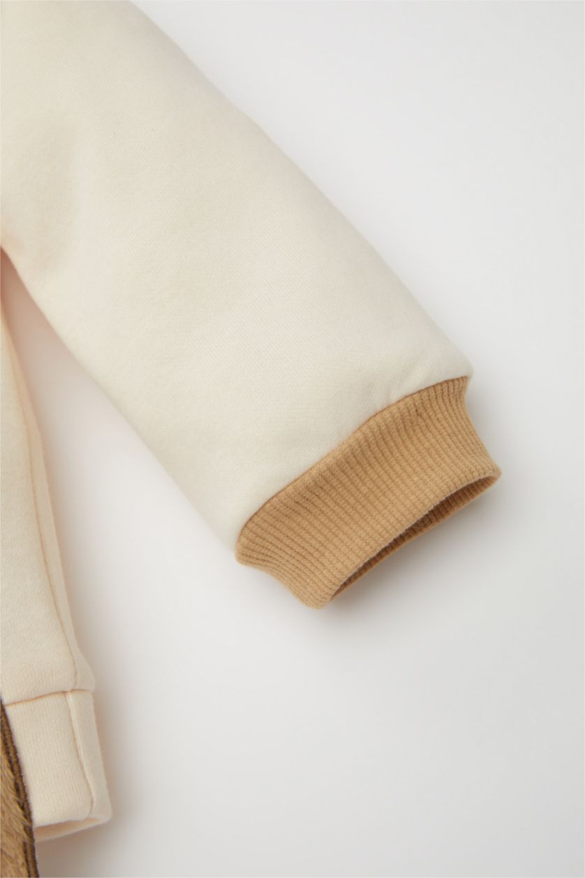 BÉBÉ GARÇON Beige Ensemble Sweat-shirt imprimé et pantalon pour BéBé Garçon