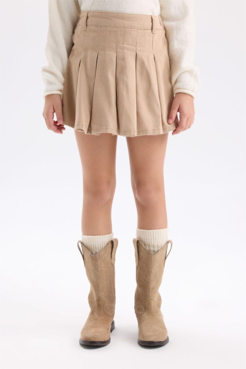 بناتي فيزوني داكن جيب شورت بليسيه بناتي فيزوني