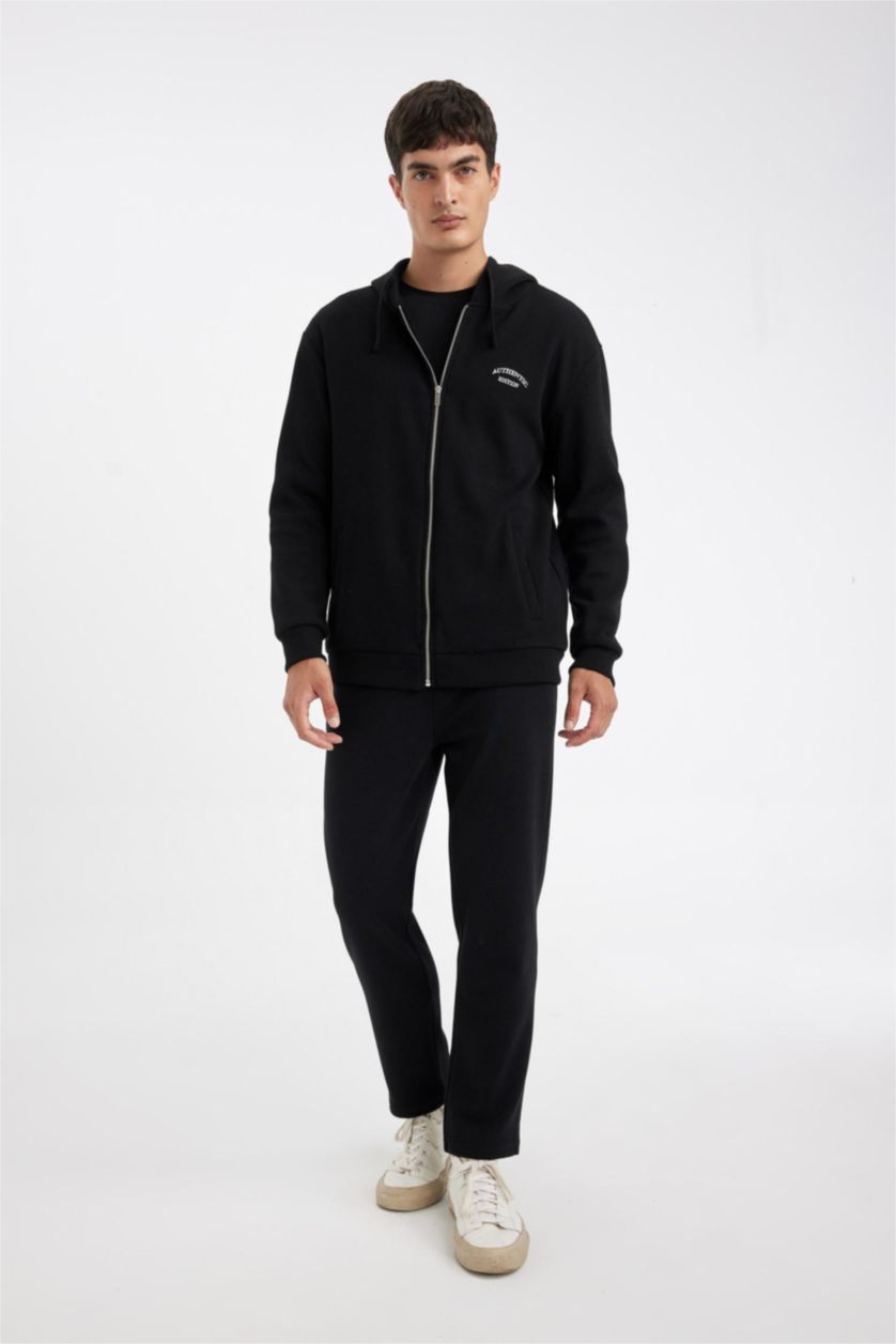 Мужчины Черный Штаны приталенного кроя