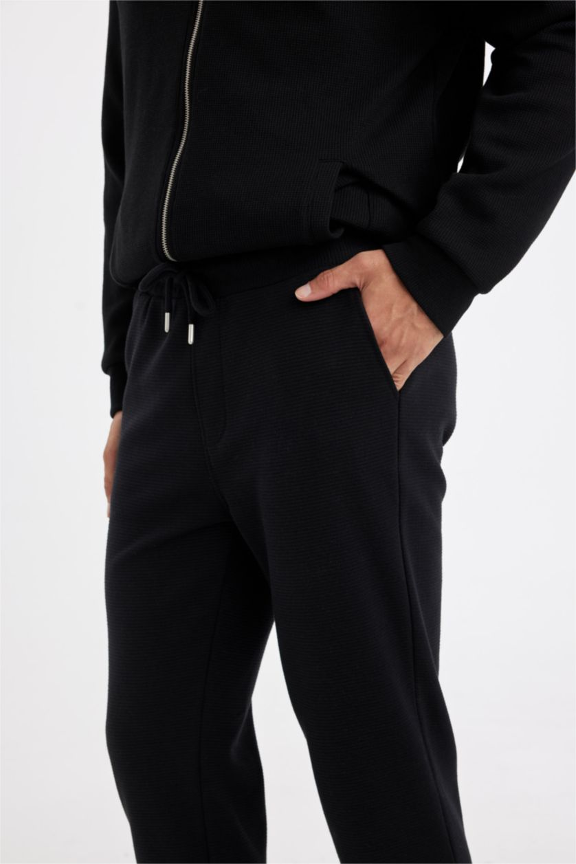 Мужчины Черный Штаны приталенного кроя