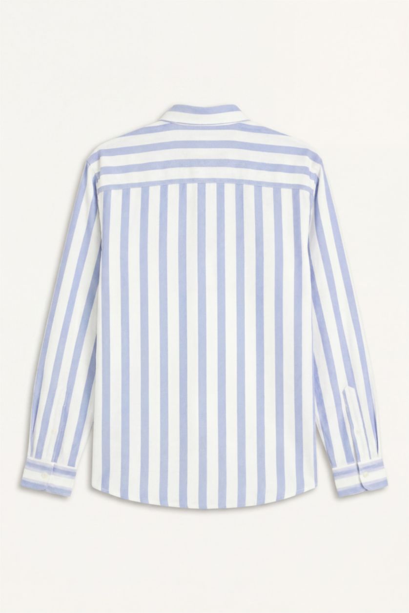 MAN Indigo Melange Striped 100% Cotton