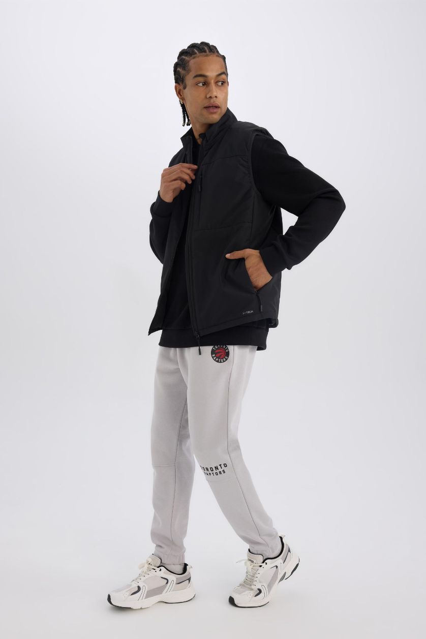 MAN Black DeFactoFit Regular Fit Woven Vest