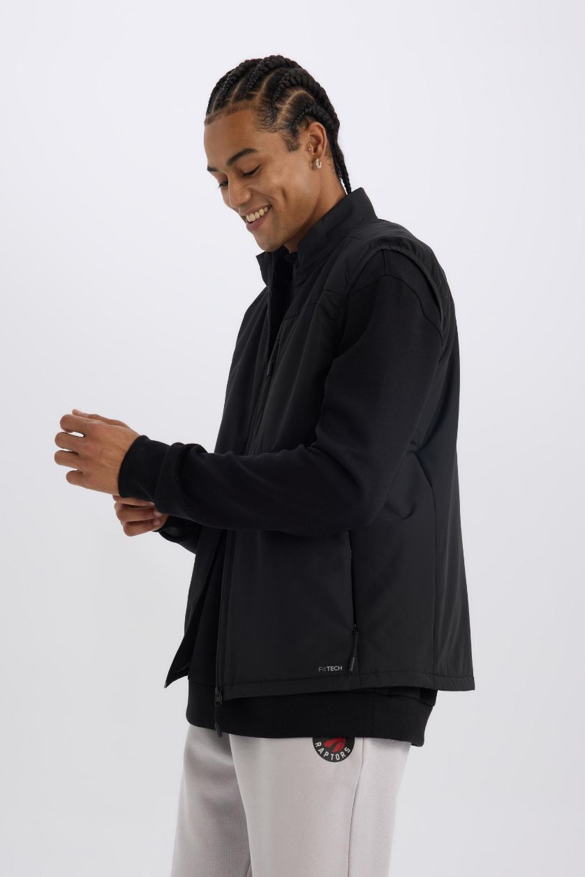 MAN Black DeFactoFit Regular Fit Woven Vest