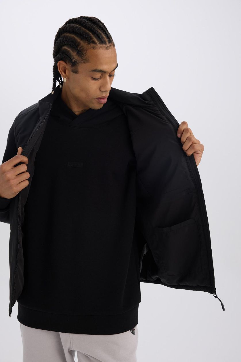 MAN Black DeFactoFit Regular Fit Woven Vest