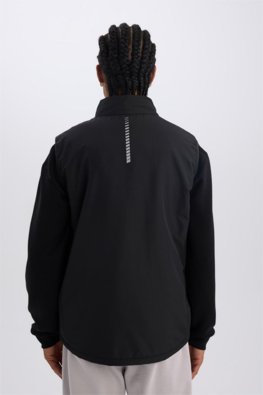 MAN Black DeFactoFit Regular Fit Woven Vest