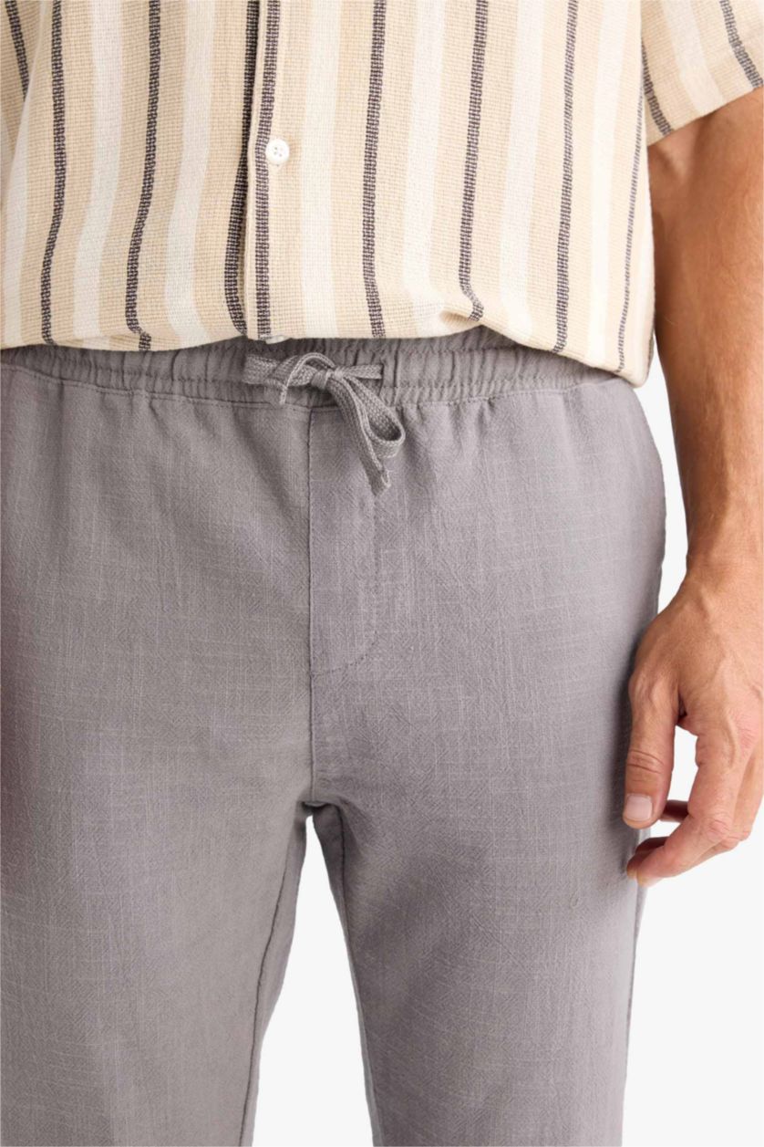 Ерлер қара сұр қалыпты пішім тоқыма Шалбар