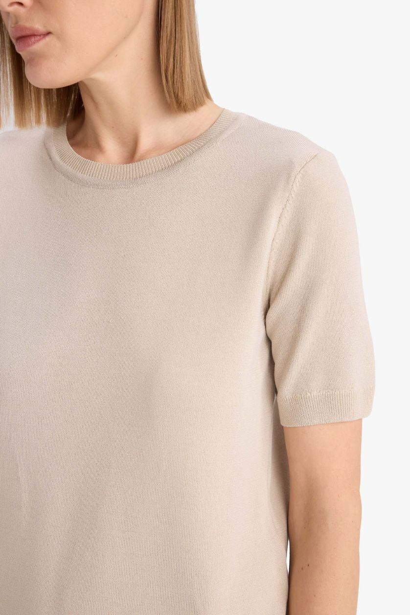 WOMAN Stone Regular Fit Crew Neck Pullover