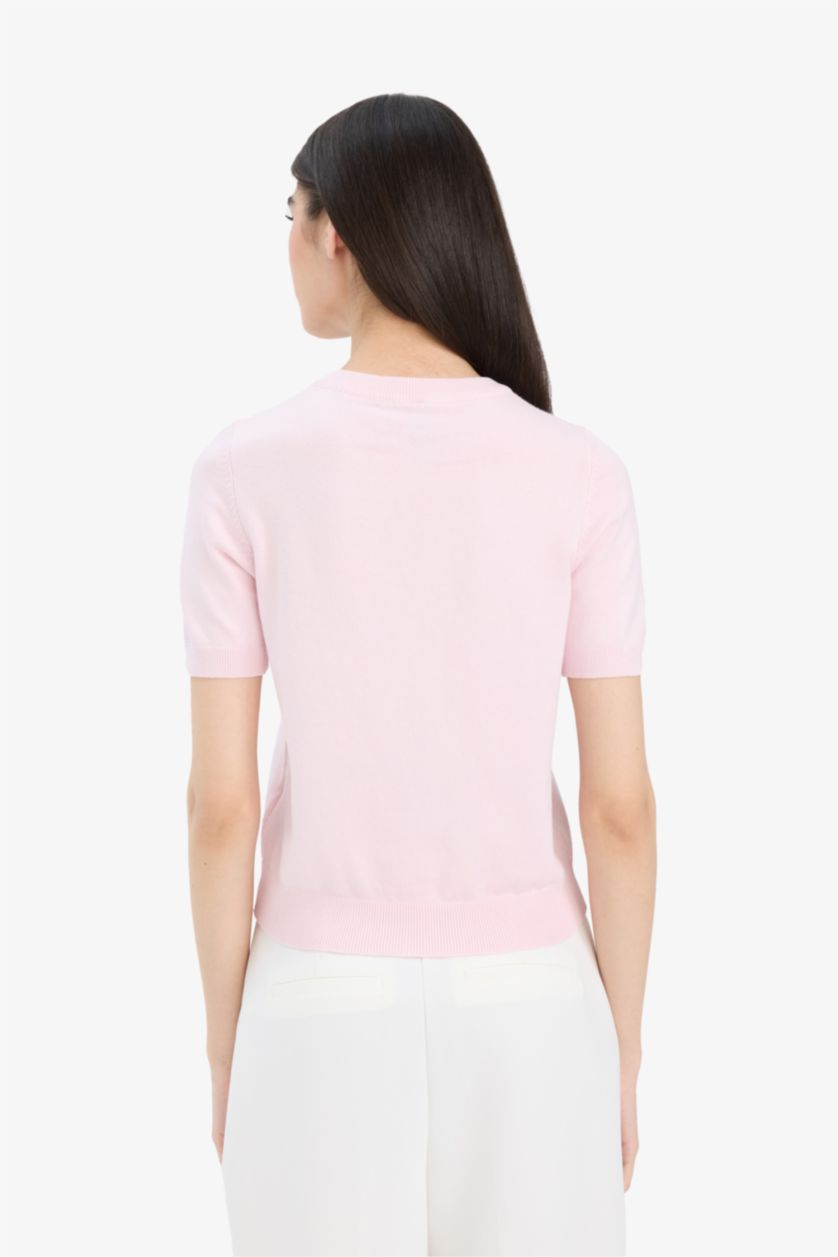 WOMAN Pink Regular Fit Pullover