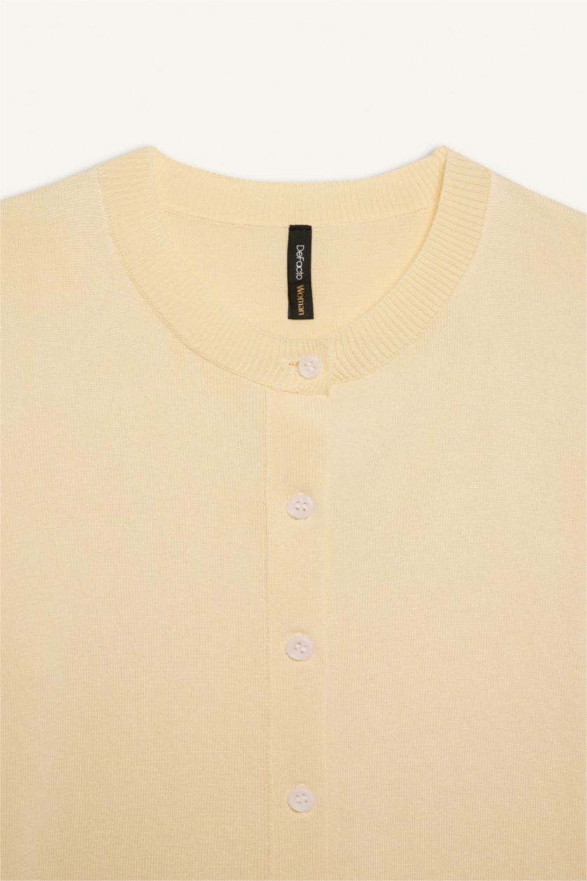 نساء بيج فاتح Regular Fit Cardigan