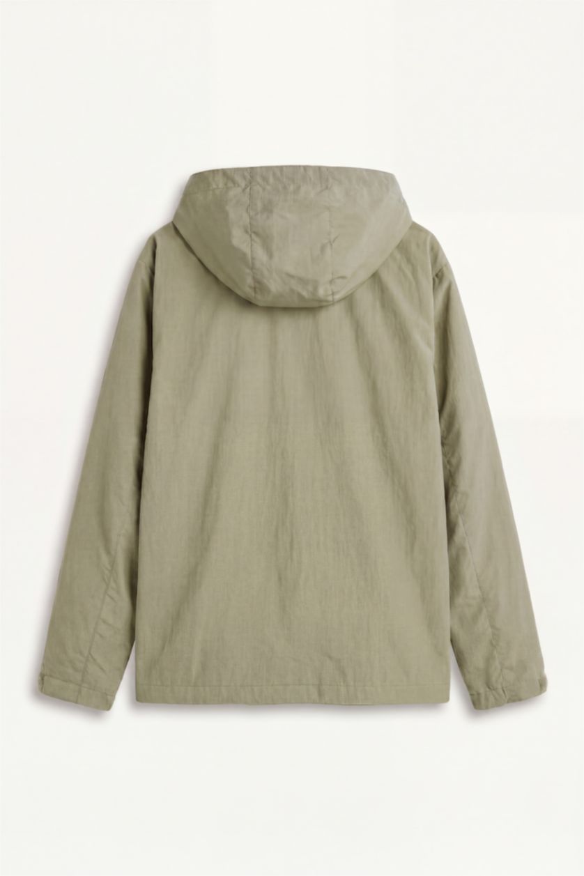 Men Light Khaki Puffer Jacket