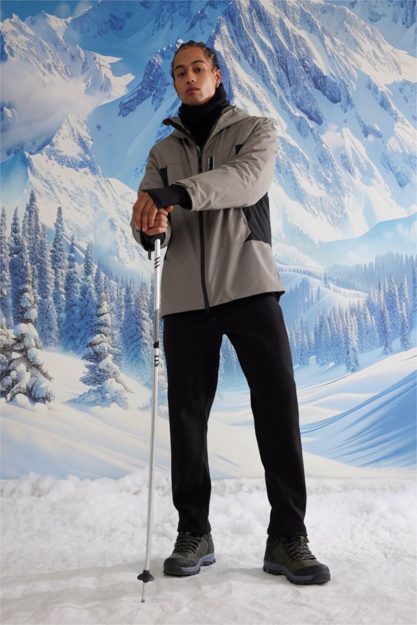 Erkek Siyah Standart Fıt Jogger