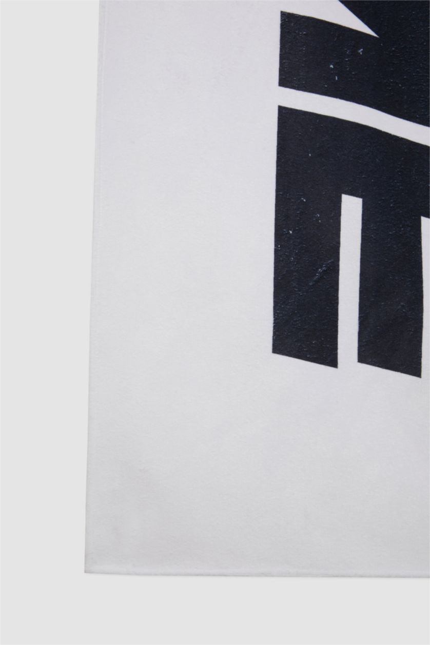 Kadın Beyaz I Love Me Plaj Havlusu