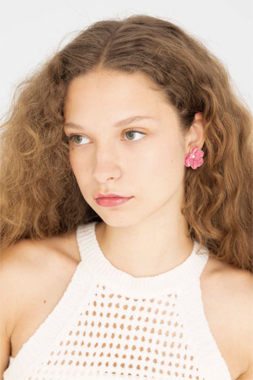 Kadın Karma Kadın 2'li Çiçekli Küpe