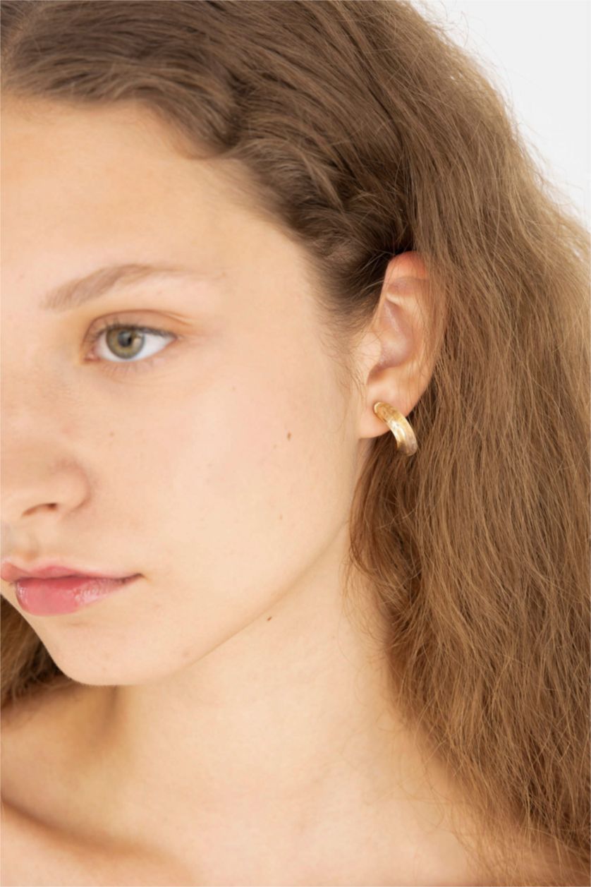 FEMME Karma Lot de 3 paires de Boucles d'oreilles dorées pour femme