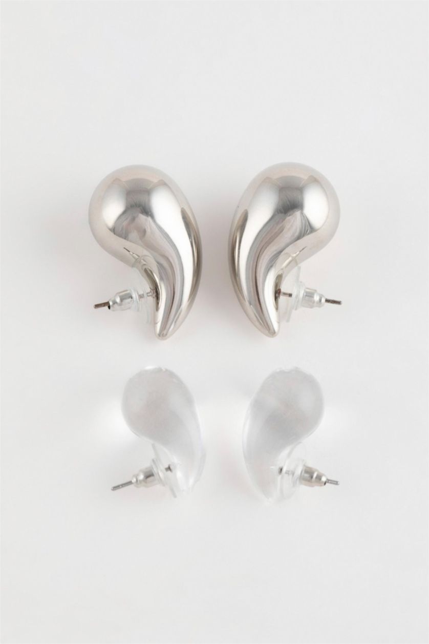 FEMME Gümüş Lot de 2 paires de Boucles d'oreilles