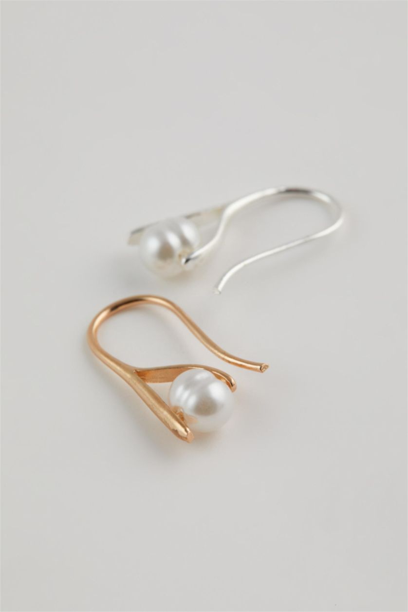 Kadın Karma Kadın 2'li İncili Küpe