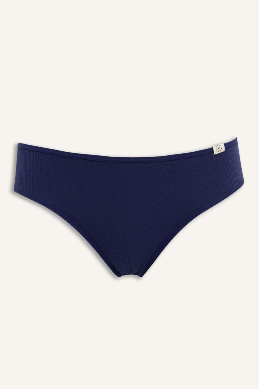 Kadın Mavi Ribana 3'lü Brief Külot