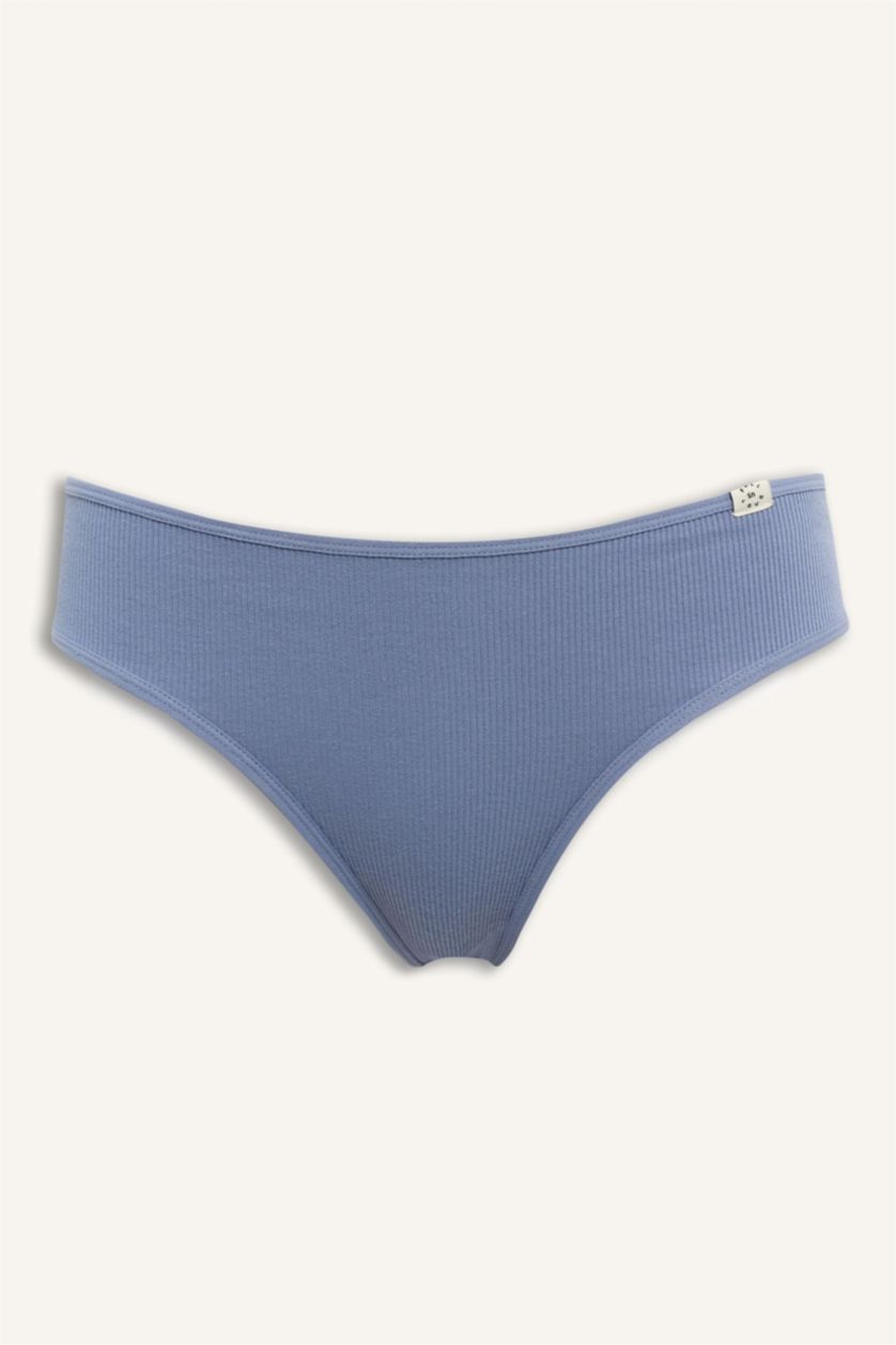 Kadın Mavi Ribana 3'lü Brief Külot