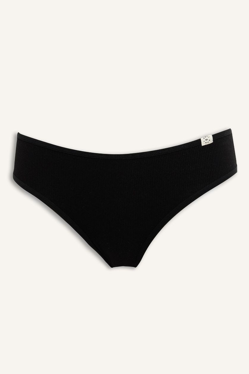 Kadın Lacivert Ribana 3'lü Brief Külot