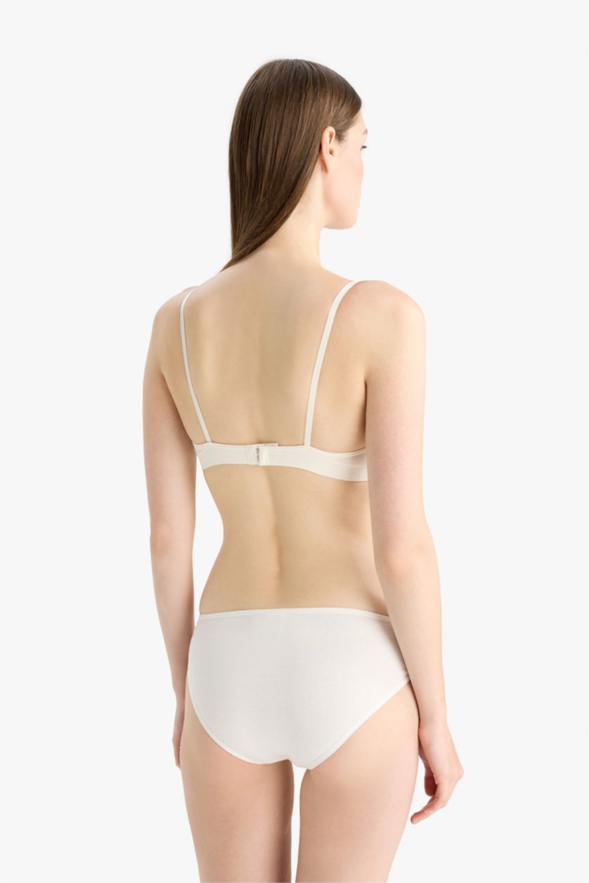 Kadın Açık Mavi Ribana 3'lü Brief Külot