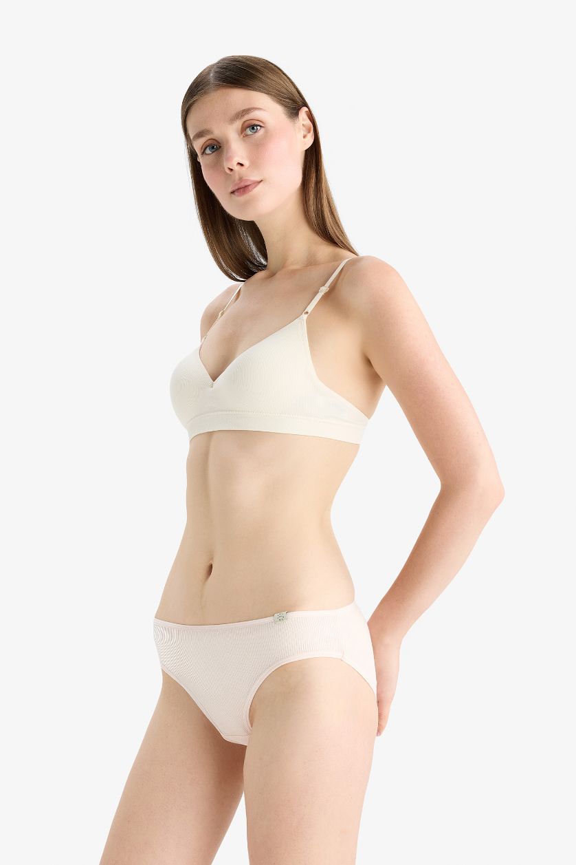 WOMAN Mint Fall in Love Ribbed 3 Piece Panties